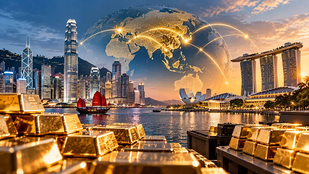 Gold liquidity deep enough for Asian, Western hubs to coexist, HK and Singapore say teaser image