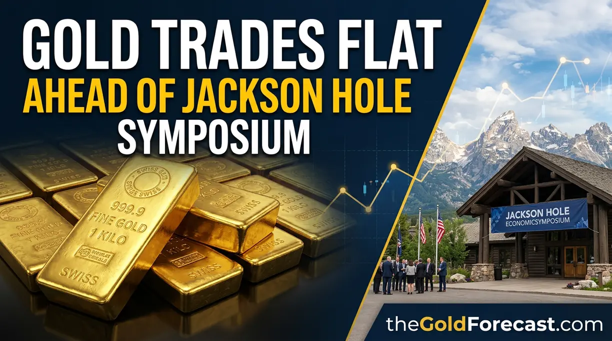 Gold Trades Flat Ahead of Jackson Hole Symposium teaser image