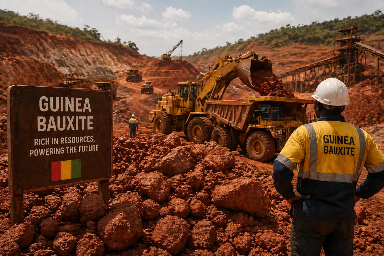 Guinea bauxite output jumps 25% ahead of export curbs teaser image