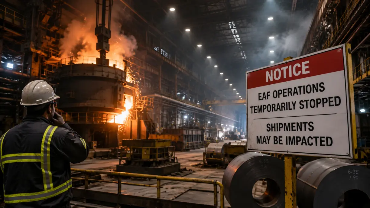 Algoma Steel warns of shipment impact after outage shuts EAF operations teaser image