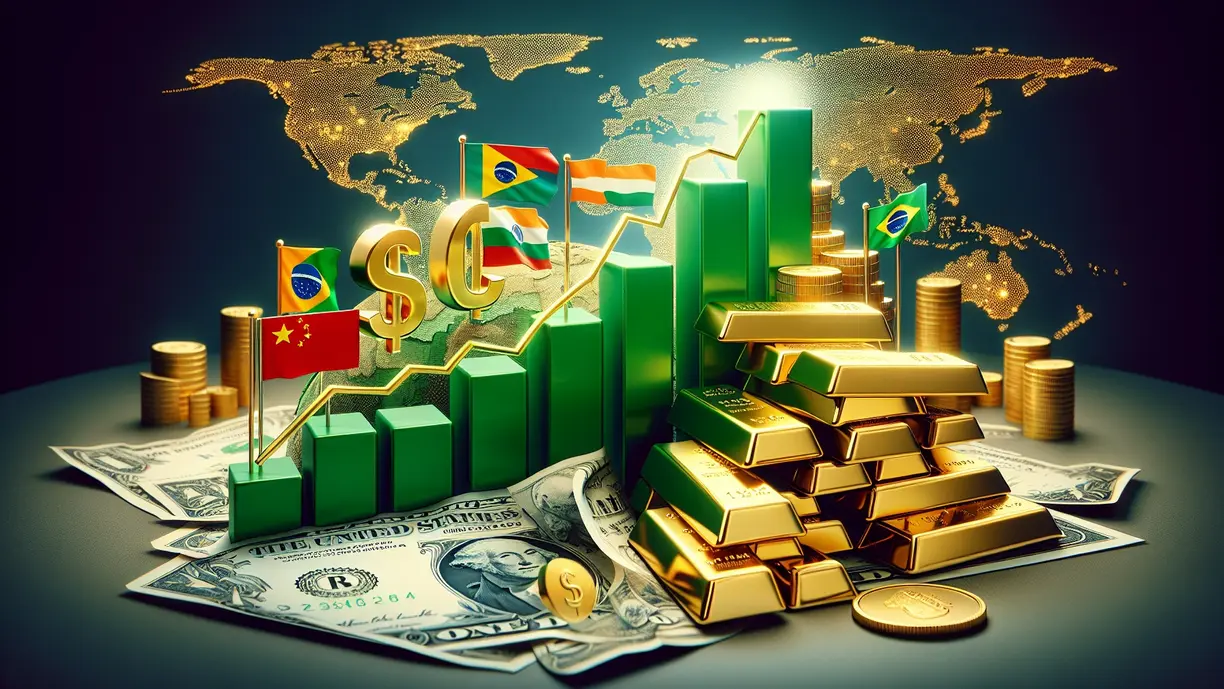 US dollar reserves drop 14% since 2002 as BRICS and gold challenge hegemony teaser image