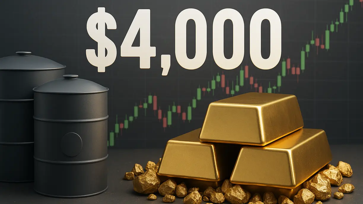 The price gap between oil and gold points to a recession and $4,000 gold - Bloomberg’s Mike McGlone teaser image