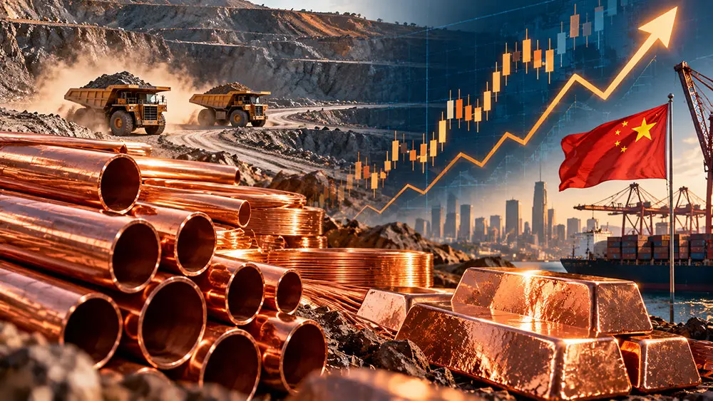 Copper price heads for a weekly gain on mine supply risks, China demand teaser image