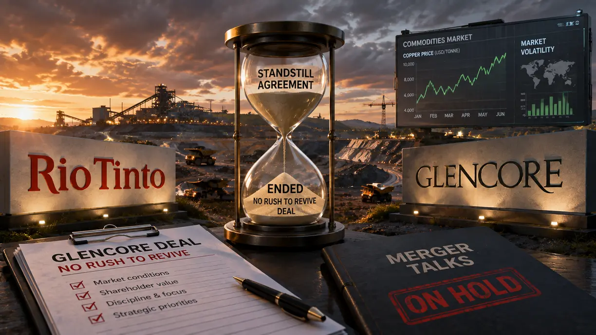 Rio Tinto signals no rush to revive Glencore deal as standstill ends teaser image