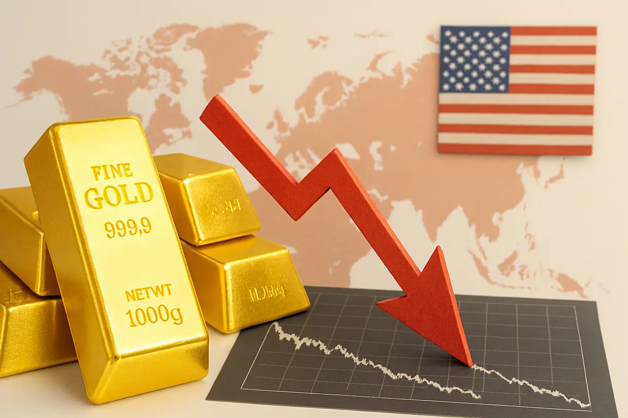 Gold falls 2.5% but still does its job as Trump tariffs cause market chaos teaser image