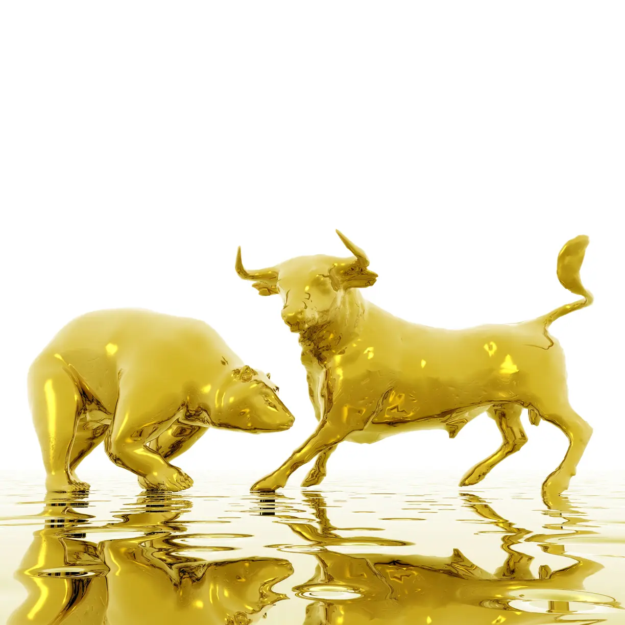 Wall Street reaches perfect equilibrium of indecision on gold prices, Main Street maintains optimistic outlook teaser image