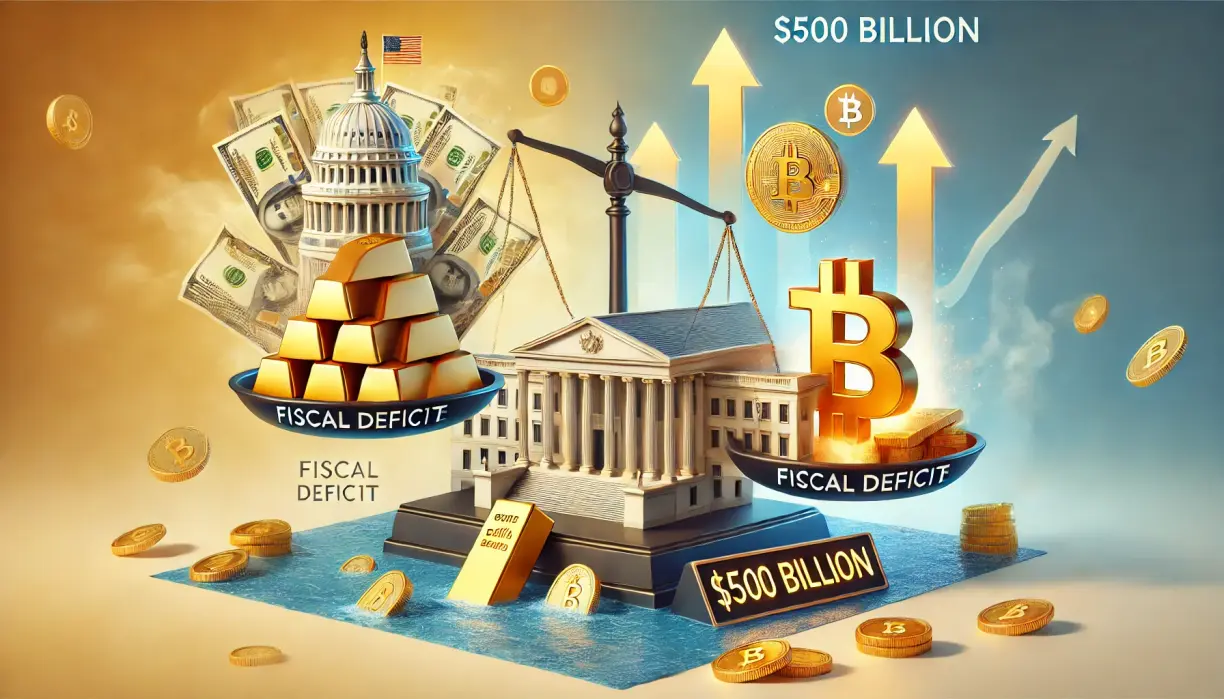 Hedge against the growing deficit and inflation risks with gold and bitcoin - VanEck teaser image