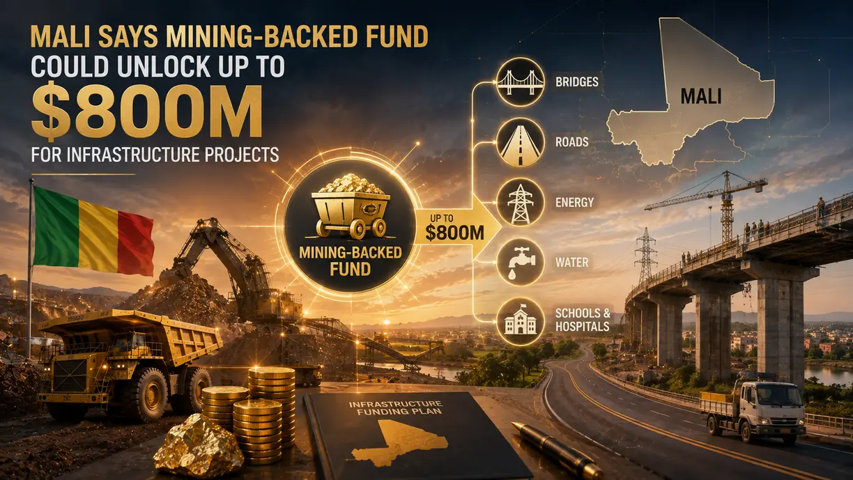 Mali says mining-backed fund could unlock up to $800M for infrastructure projects teaser image