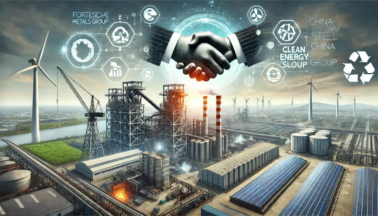 Fortescue partners with China Baowu to tackle steel industry decarbonization teaser image