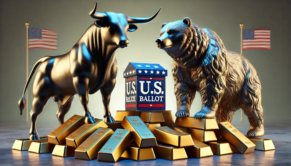 Wall Street and Main Street uncertain on gold prices as U.S. election, Fed decision looms  teaser image