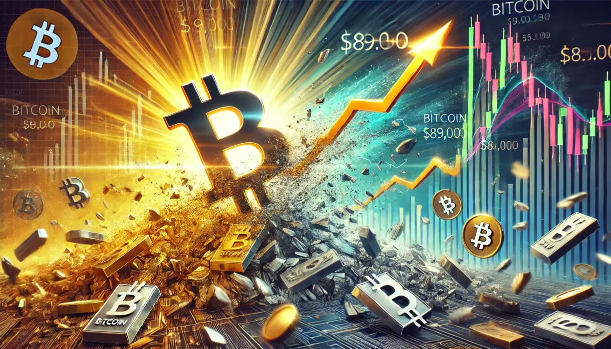Bitcoin closes in on $89k as equities and crypto rocket higher, gold and silver approach key support teaser image