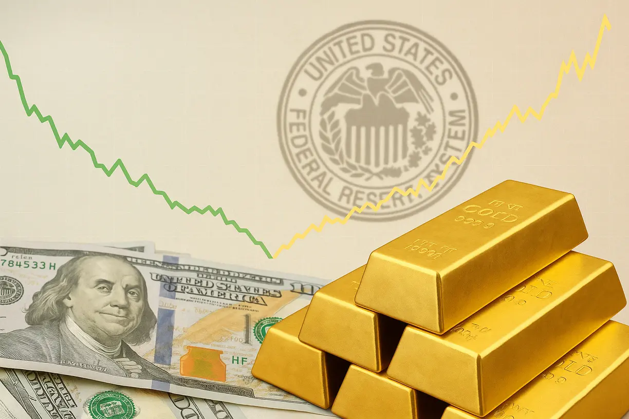 Gold is overbought, but remains well supported as US dollar weakens teaser image