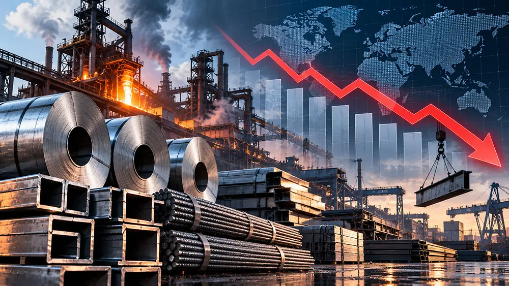 World Steel cuts 2026 demand outlook, now sees slight contraction teaser image