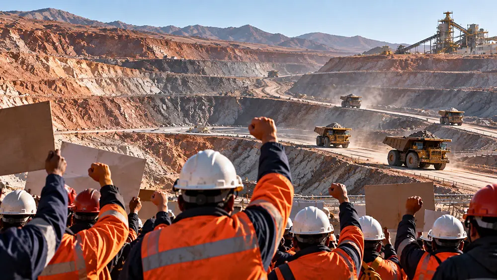 Unions at Antofagasta’s Centinela copper mine ready for strike teaser image