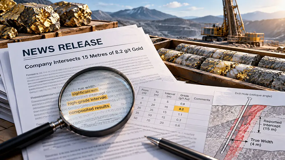 How to read a junior mining news release like a geologist teaser image