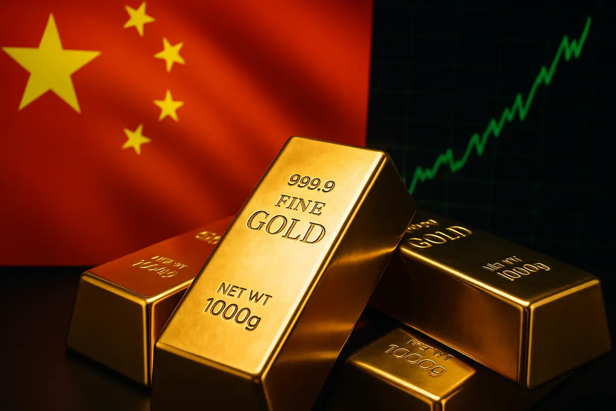 China's central bank adds 2 tonnes of gold to reserves in July, but FX holdings fall $25 billion teaser image