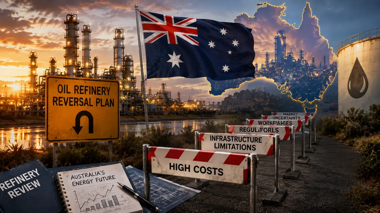 Australia’s oil refinery about-face will need to overcome several hurdles teaser image