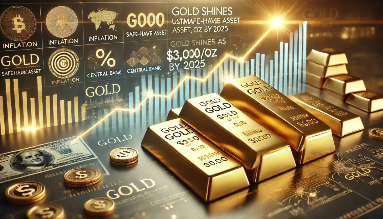Gold shines as ultimate safe-haven asset, set to hit $3,000/oz by 2025 – Bank of America teaser image