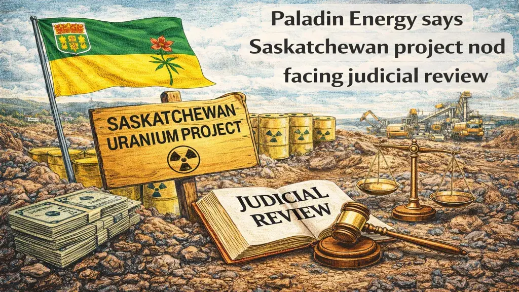 Paladin Energy says Saskatchewan project nod facing judicial review teaser image