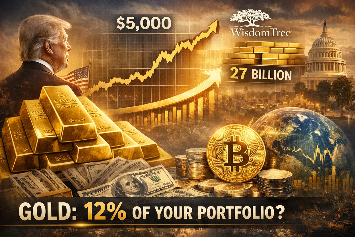 Based on Jack Bogle’s market cap target, ‘gold would be about 12% of your portfolio’ – WisdomTree CEO Steinberg teaser image