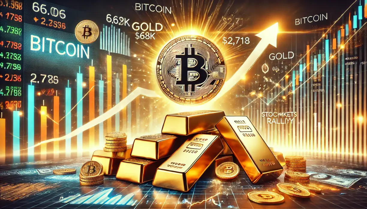 Bitcoin climbs above $68k, gold hits ATH above $2,700 as bulls dominate markets teaser image