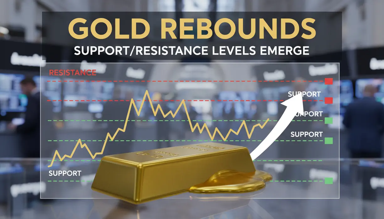 Support/resistance levels emerge as gold rebounds teaser image