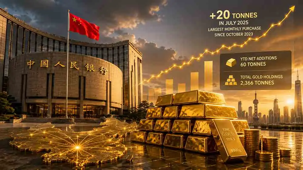 PBOC boosts gold buying with largest monthly purchase since 2023 teaser image