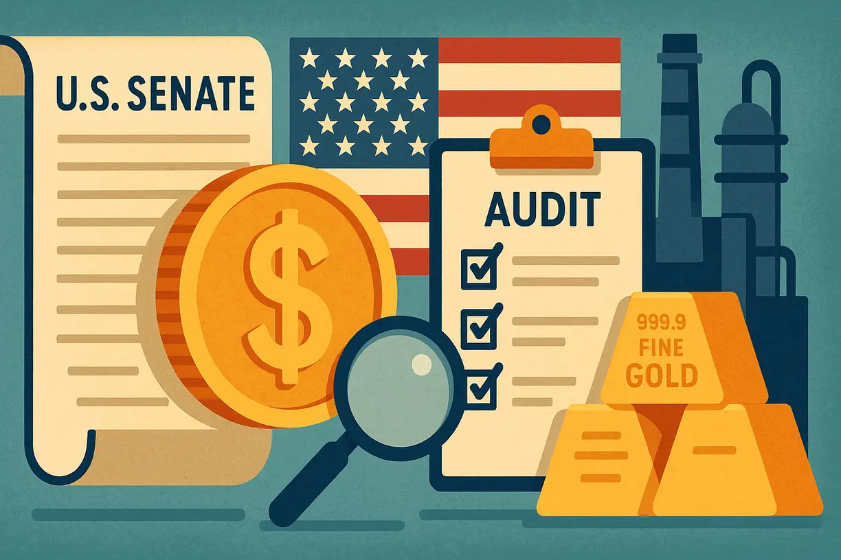New Senate bill demands full audit of U.S. gold reserves, additional refinement to meet global standards teaser image