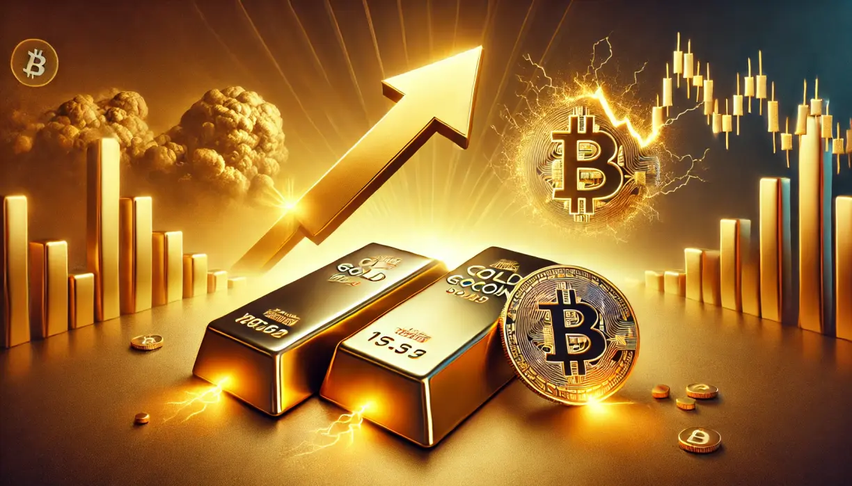 Bitcoin loses correlation with gold as investors seek traditional safe havens teaser image