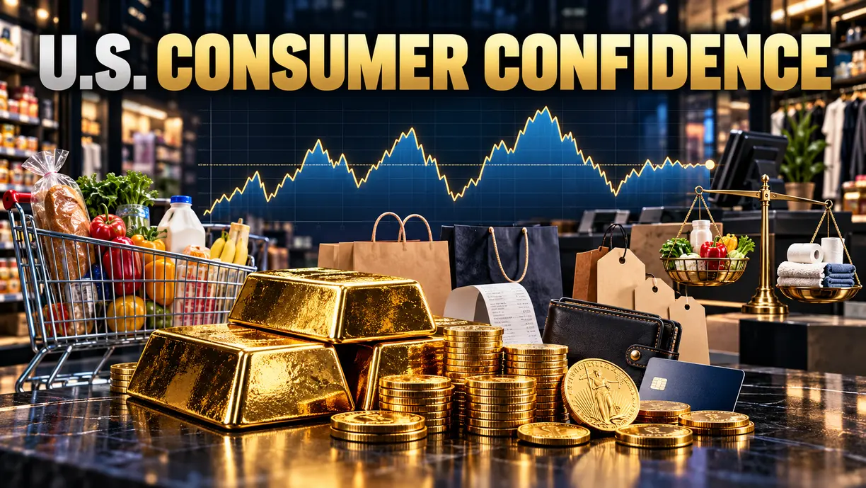 Gold price shoots to session high $4,171/oz after Consumer Confidence drops to 81.9 teaser image