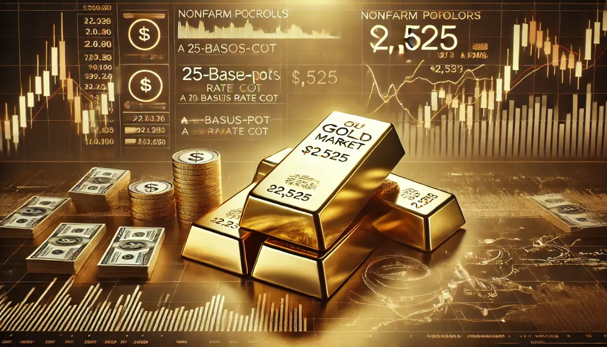 Gold looks a little toppy next week as markets price in a 25-basis point cut teaser image