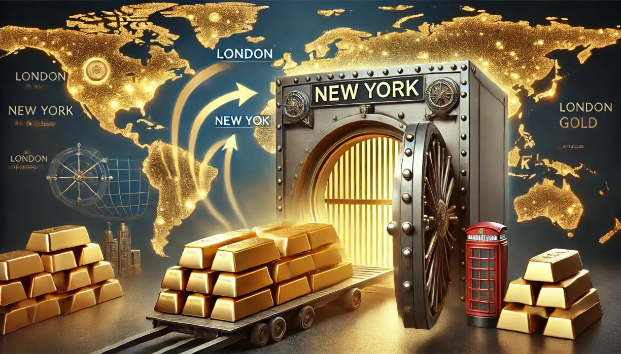Gold flows into New York vaults could be costly and unnecessary says Naxitis teaser image