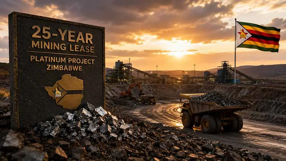 Tharisa secures 25-year mining lease for Zimbabwe platinum project teaser image