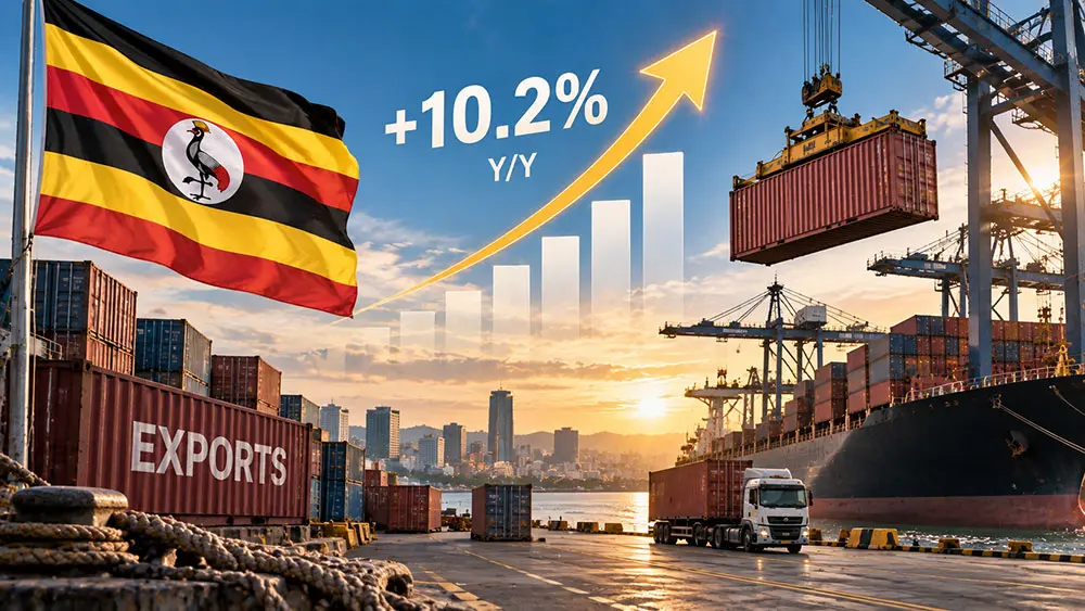 Uganda’s export earnings up 10.2% y/y in July teaser image