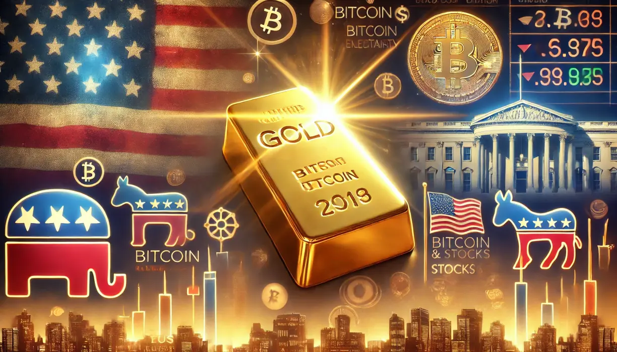 Gold outshines Bitcoin and stocks as U.S. election uncertainty weighs on markets teaser image