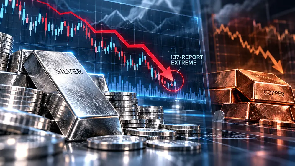 Silver's COT positioning reaches a 137-report extreme - but patience may be the real signal teaser image