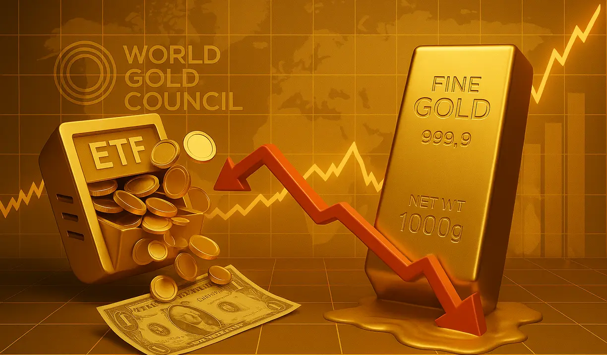 Gold-backed ETFs see first outflows in five months - WGC teaser image