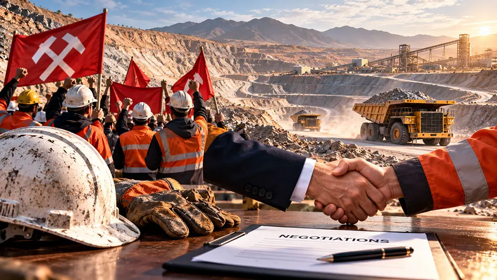 Striking unions and Centinela copper mine restart negotiations teaser image