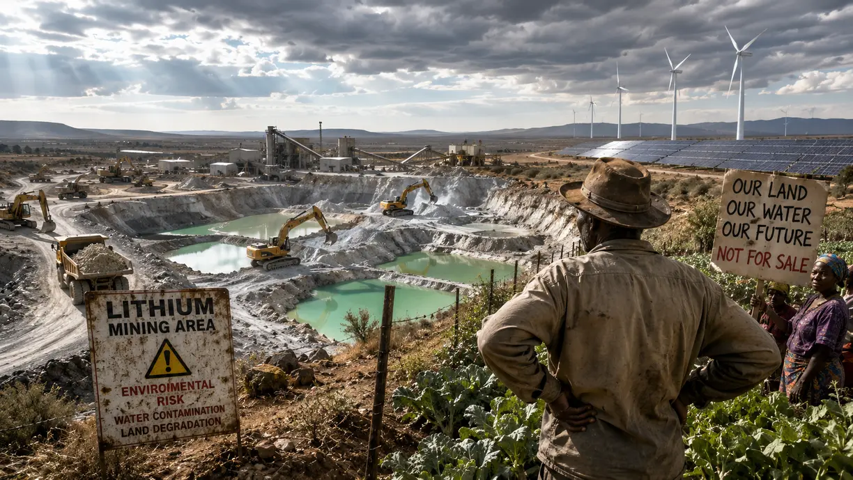 Lithium mining for green power triggers eco-outcry from South African farmers teaser image