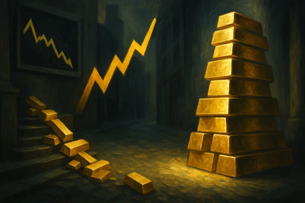 This week’s gold market had more plot twists than a noir film teaser image