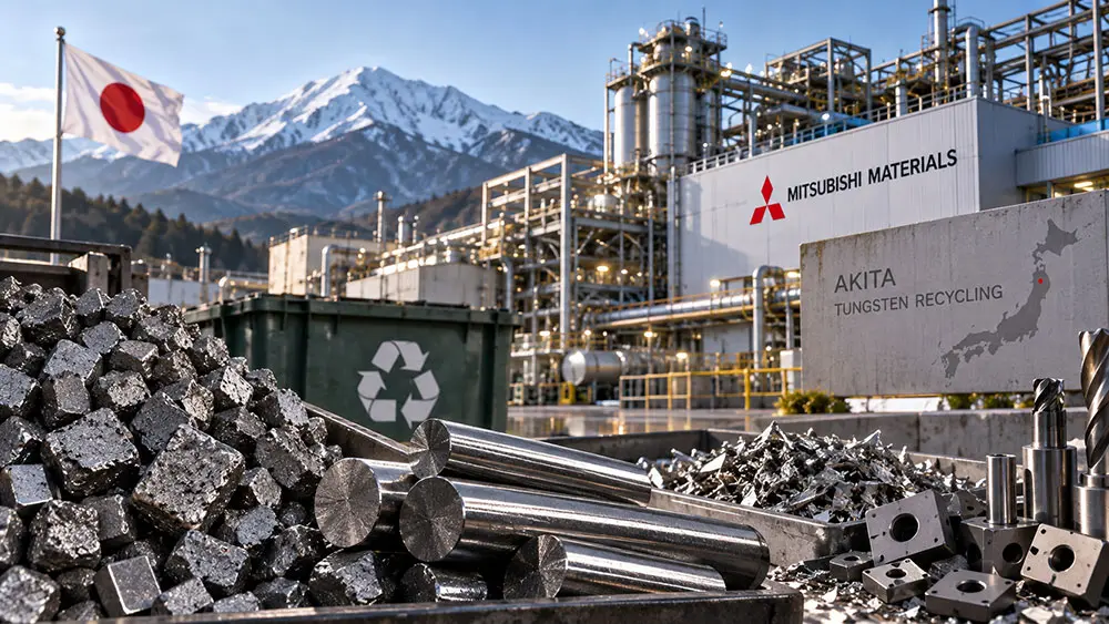 Japan’s Mitsubishi Materials to expand tungsten recycling capacity at Akita teaser image