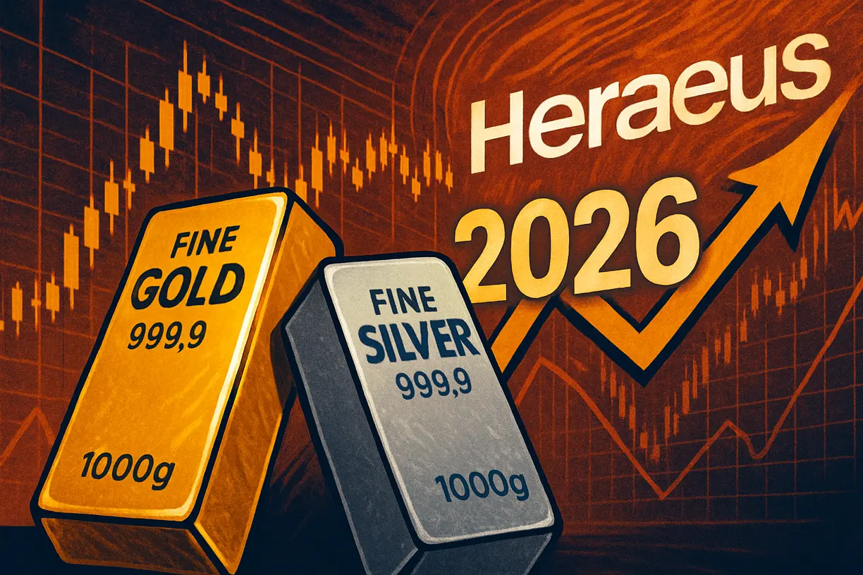 Gold could hit $5,000/oz in 2026 once the rally resumes, silver may reach $62/oz despite weaker demand – Heraeus teaser image
