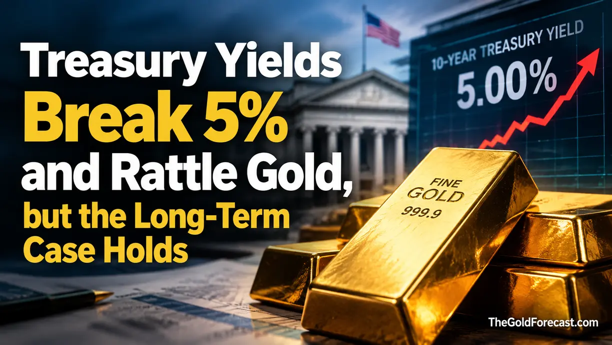 Treasury Yields Break 5% and Rattle Gold, but the Long-Term Case Holds teaser image