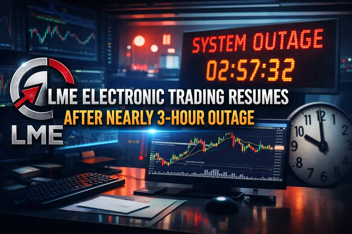 LME electronic trading resumes after nearly 3-hour outage teaser image