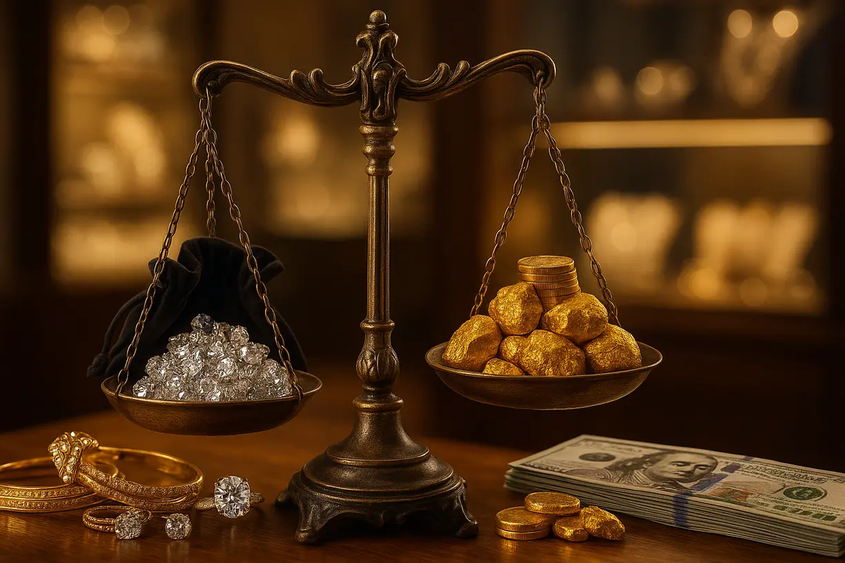 From heirlooms to cash, gold is beating diamonds in today’s market - House of Kahn Estate Jewelers teaser image