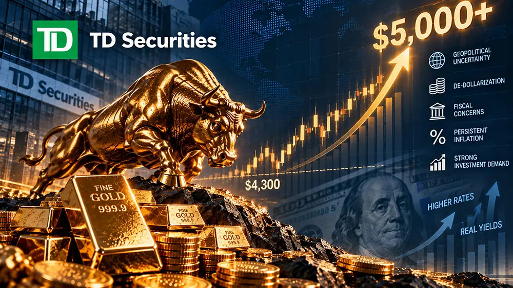 Gold’s bull run isn’t over: TD Securities sees next leg above $5,000  teaser image