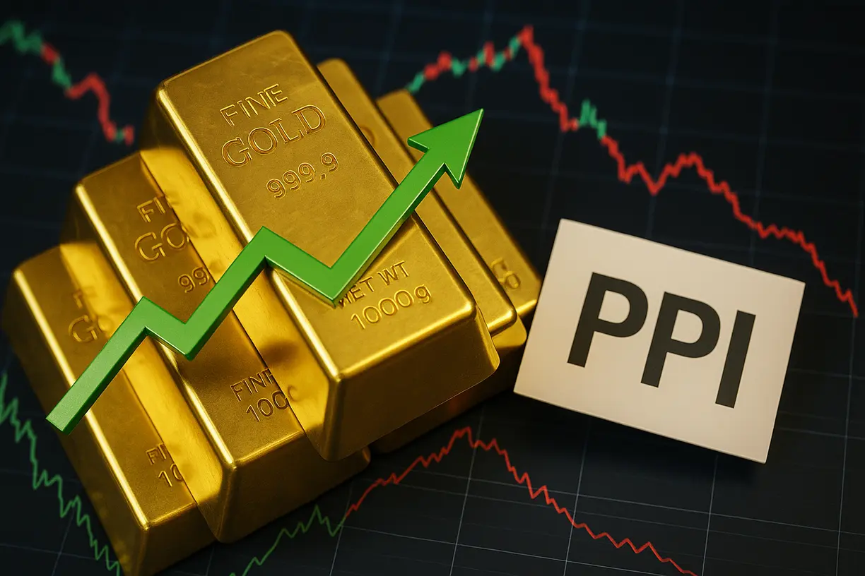 Spot gold at $3,650/oz as U.S. PPI cools more than expected in August teaser image