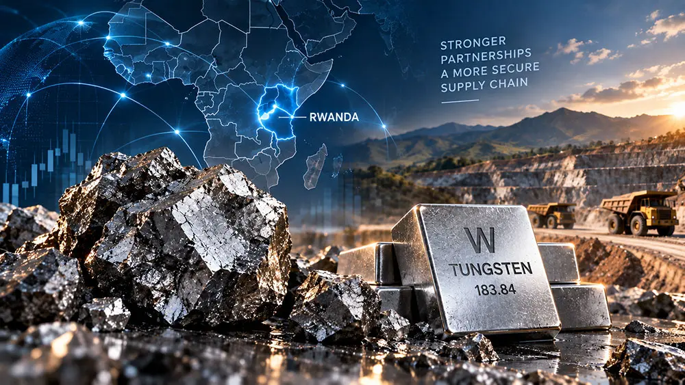 Almonty and Rwanda form tungsten venture backed by US economic framework teaser image