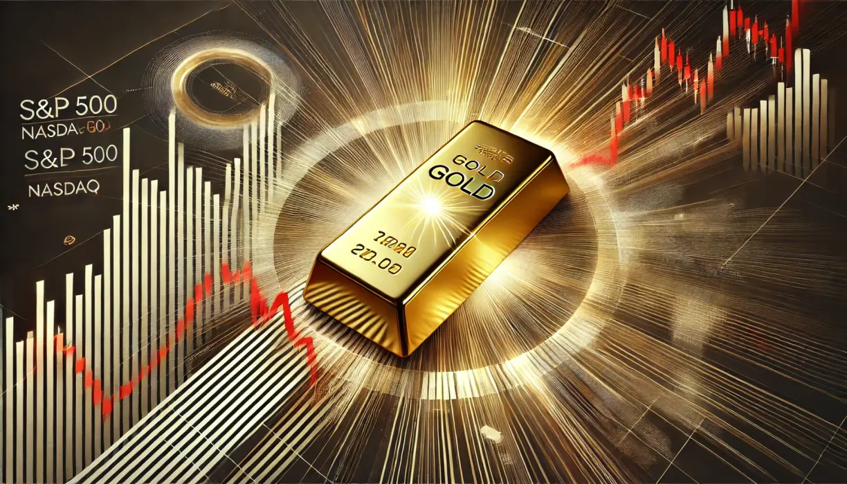 Gold is doing its job; prices are down but it still beating the S&P 500 teaser image