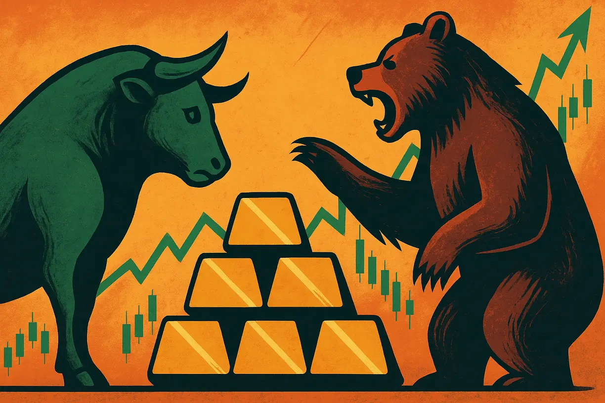 Wall Street polarized after gold’s volatile close, Main Street steady after gold challenges $4,400 teaser image